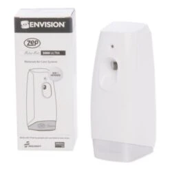 Skilcraft Zep Meter Mist Odor Control Dispenser 3.25"x 3.63" X 10.5" White