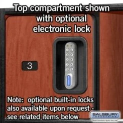 Salsbury Industries® Cherry-Designer Wood Open Access Locker 6 Feet X 18 Inches 17 Salsbury Industries® Cherry-Designer Wood Open Access Locker 6 Feet X 18 Inches -Whirlpool Shop 227023 w DetailedProductView5 Lg