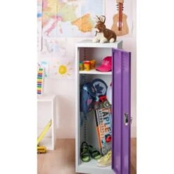 Adir Office 48 In. X 15 In. Steel Single Tier Key Lock Locker Purple -Whirlpool Shop 227152 RightView Lg