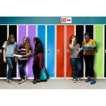 Adir Office 72 In. X 12 In. Single Tier Steel Locker Red 11 Adir Office 72 In. X 12 In. Single Tier Steel Locker Red - Image 9