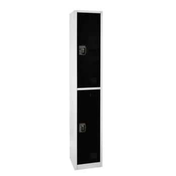 Adir Office 72 In. X 12 In. 2-Compartment Steel Locker Black 4 Adir Office 72 In. X 12 In. 2-Compartment Steel Locker Black - Image 2