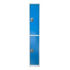 Adir Office 72 In. X 12 In. 2-Compartment Steel Locker Blue -Whirlpool Shop 227172 BackView Lg