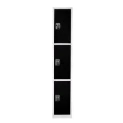 Adir Office 72 In. X 12 In. 3-Compartment Steel Locker Black 13 Adir Office 72 In. X 12 In. 3-Compartment Steel Locker Black -Whirlpool Shop 227179 LeftView Lg