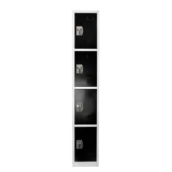 Adir Office 72 In. X 12 In. 4-Compartment Steel Locker Black -Whirlpool Shop 227187 TopView Lg