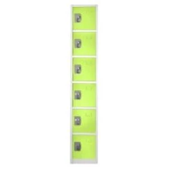 Adir Office 72 In. X 12 In. 6-Compartment Steel Locker Grn -Whirlpool Shop 227195 BackView Lg