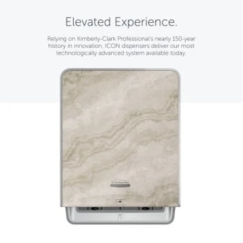 Kimberly Clark Kimberly-Clark Icon Automatic Roll Towel Dispenser Warm Marble Faceplate 4 Kimberly Clark Kimberly-Clark Icon Automatic Roll Towel Dispenser Warm Marble Faceplate - Image 2