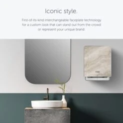 Kimberly Clark Kimberly-Clark Icon Automatic Roll Towel Dispenser Warm Marble Faceplate 18 Kimberly Clark Kimberly-Clark Icon Automatic Roll Towel Dispenser Warm Marble Faceplate -Whirlpool Shop 227519 DetailedProductView6 Lg