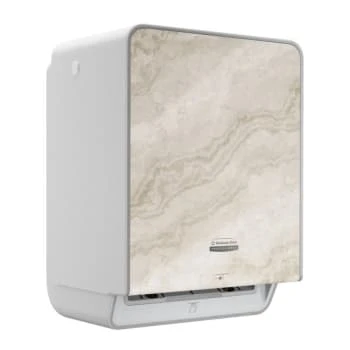 Kimberly Clark Kimberly-Clark Icon Automatic Roll Towel Dispenser Warm Marble Faceplate 3 Kimberly Clark Kimberly-Clark Icon Automatic Roll Towel Dispenser Warm Marble Faceplate