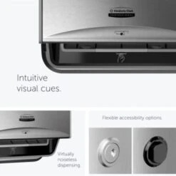 Kimberly Clark Kimberly-Clark Icon Roll Towel Dispenser Narrow Recessed Wo Trim Ss -Whirlpool Shop 227523 DetailedProductView2 Lg