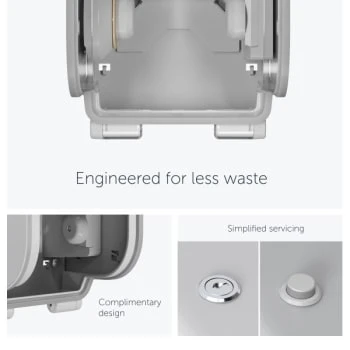 Kimberly Clark Kimberly-Clark Icon Coreless Std 2 Roll Vertial Tp Disp Silver Mosaic Fp 5 Kimberly Clark Kimberly-Clark Icon Coreless Std 2 Roll Vertial Tp Disp Silver Mosaic Fp - Image 3