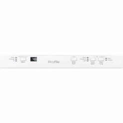Ge® Profile™ 18" Built-In, Top Control, 3-Cycle, 47 Db Dishwasher, White 10 Ge® Profile™ 18" Built-In, Top Control, 3-Cycle, 47 Db Dishwasher, White -Whirlpool Shop 229888 w DetailedProductView2 Lg