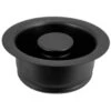 Westbrass 4-1/4" 3-Bolt Mount Waste Disposal Flange And Stopper Matte Black -Whirlpool Shop 230576 MainProductImage Lg