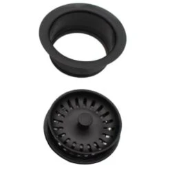 Westbrass 4-1/4" Brass Waste Disposal Flange And Strainer Basket Matte Black 7 Westbrass 4-1/4" Brass Waste Disposal Flange And Strainer Basket Matte Black -Whirlpool Shop 230577 DetailedProductView1 Lg