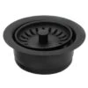 Westbrass 4-1/4" Brass Waste Disposal Flange And Strainer Basket Matte Black 1 Westbrass 4-1/4" Brass Waste Disposal Flange And Strainer Basket Matte Black -Whirlpool Shop 230577 MainProductImage Lg