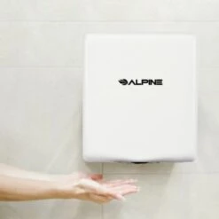 Alpine Industries Willow Automatic High-Speed Hand Dryer White 120v -Whirlpool Shop 232126 BottomView Lg
