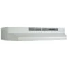 Broan 24-Inch Convertible Range Hood White 230 Max Blower Cfm 1 Broan 24-Inch Convertible Range Hood White 230 Max Blower Cfm -Whirlpool Shop 237492 MainProductImage Lg