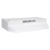 Broan 36-Inch Convertible Range Hood White-On-White 230 Max Blower Cfm 1 Broan 36-Inch Convertible Range Hood White-On-White 230 Max Blower Cfm -Whirlpool Shop 237496 MainProductImage Lg