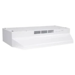 Broan 36-Inch Convertible Range Hood White-On-White 230 Max Blower Cfm