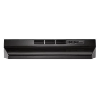 Broan 30-Inch Economy Range Hood Black Uc 260 Max Blower Cfm 3 Broan 30-Inch Economy Range Hood Black Uc 260 Max Blower Cfm