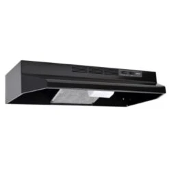 Broan 24-Inch Convertible Range Hood Black 230 Max Blower Cfm