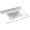 Swan® White Contour Solid Surface Single Bowl Vanity Top 22" X 37" 2 Swan® White Contour Solid Surface Single Bowl Vanity Top 22" X 37" -Whirlpool Shop 240352 WebOnly Lg