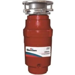 Garrison 1/3 Hp Builder Continuous Feed Garbage Disposal Without Power Cord