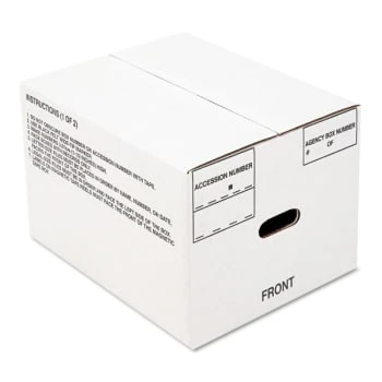Skilcraft® 40% Recycled Storage Box, 14-3/4" X 12" X 9-1/2", Package Of 25 3 Skilcraft® 40% Recycled Storage Box, 14-3/4" X 12" X 9-1/2", Package Of 25