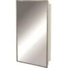 American Pride Vista Style 16 In. W X 26 In. Medicine Cabinet Mirrored Recessed