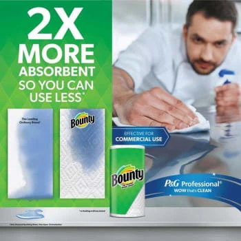 Bounty Essentials White Paper Towel Roll (40 Sheets Per Roll), Case Of 30 5 Bounty Essentials White Paper Towel Roll (40 Sheets Per Roll), Case Of 30 - Image 3