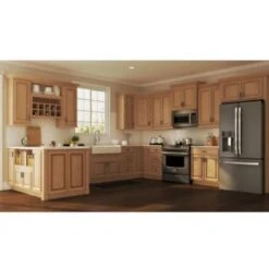 Hampton Bay 90 In. X 0.75 In. X 0.19 In. Scribe Molding In Medium Oak -Whirlpool Shop 246062 DetailedProductView4 Lg