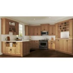 Hampton Bay 90 In. X 0.75 In. X 0.19 In. Scribe Molding In Medium Oak -Whirlpool Shop 246062 DetailedProductView5 Lg