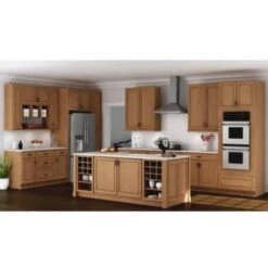 Hampton Bay 90 In. X 0.75 In. X 0.19 In. Scribe Molding In Medium Oak -Whirlpool Shop 246062 DetailedProductView6 Lg