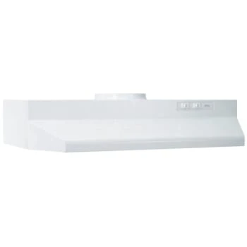 Broan-Nutone 42000 Series 30" 230 Max Blower Cfm Under-Cabinet Range Hood, White 3 Broan-Nutone 42000 Series 30" 230 Max Blower Cfm Under-Cabinet Range Hood, White