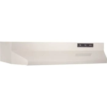 Broan-Nutone 40000 Series 30" Under Cabinet Range Hood With Light In Bisque 3 Broan-Nutone 40000 Series 30" Under Cabinet Range Hood With Light In Bisque