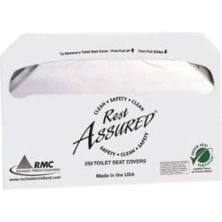 Impact Products Rest Assured White Half-Fold Toilet Seat Covers Case Of 2500