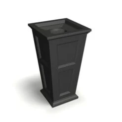 Mayne Fairfield 40" Tall Waste Bin - Black