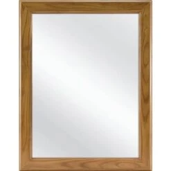 Glacier Bay 15-1/8 In X 19-1/4 In Bathroom Medicine Cabinet In Oak With Mirror