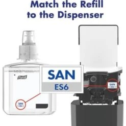 Purell Es6 Touch-Free Sanitizer Dispenser, Graphite 10 Purell Es6 Touch-Free Sanitizer Dispenser, Graphite -Whirlpool Shop 275157 DetailedProductView2 Lg