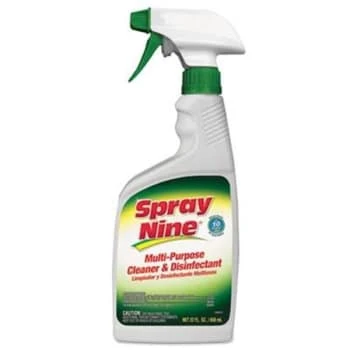 Spray Nine® 22 Oz Heavy-Duty Cleaner/degreaser/disinfectant (12-Carton) 3 Spray Nine® 22 Oz Heavy-Duty Cleaner/degreaser/disinfectant (12-Carton)