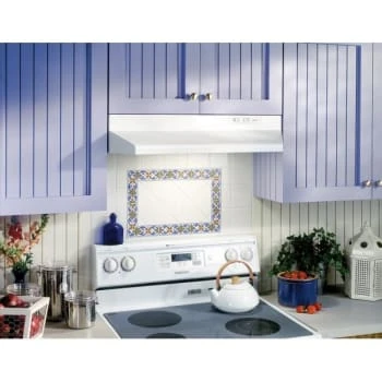 Broan 36 In. Range Hood W/ Brackets (White) 6 Broan 36 In. Range Hood W/ Brackets (White) - Image 4