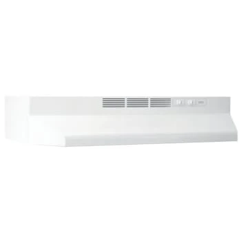 Broan® 30" White Range Hood Non Vented W/ez1 Installation Brackets 3 Broan® 30" White Range Hood Non Vented W/ez1 Installation Brackets