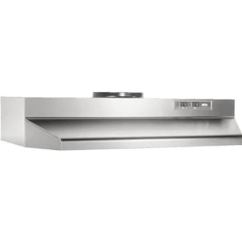 Broan® 30" Range Hood 7" Round Vent, SS W/EZ1 Installation Brackets 3 Broan® 30" Range Hood 7" Round Vent, SS W/EZ1 Installation Brackets