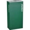 Ex-Cell Kaleidoscope 17 Gallon Steel Recycling Paper Receptacle (Green) -Whirlpool Shop 282764 V Lg