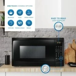 Danby® 1.1 Cu Ft Countertop Microwave, 1,000w, Black -Whirlpool Shop 282787 v DetailedProductView3 Lg
