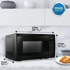 Danby® 1.1 Cu Ft Countertop Microwave, 1,000w, Black -Whirlpool Shop 282787 v DetailedProductView6 Lg