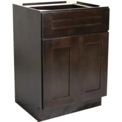 Design House® 24 X 34-1/2 X 24" Espresso Base Cabinet, Fully-Assembled