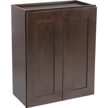 Seasons® 30 X 36 X 12" Espresso Shaker Wall Cabinet, Assembled 3 Seasons® 30 X 36 X 12" Espresso Shaker Wall Cabinet, Assembled