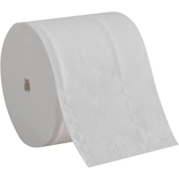 Compact Premium Embossed White Coreless 2-Ply Toilet Paper Case Of 36 4 Compact Premium Embossed White Coreless 2-Ply Toilet Paper Case Of 36 - Image 2