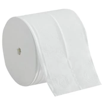 Compact Premium Embossed White Coreless 2-Ply Toilet Paper Case Of 36 3 Compact Premium Embossed White Coreless 2-Ply Toilet Paper Case Of 36