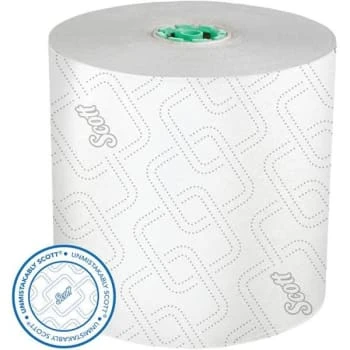 Scott White Green Core Hard Roll Paper Towels With Absorbency Pockets Case Of 6 6 Scott White Green Core Hard Roll Paper Towels With Absorbency Pockets Case Of 6 - Image 4